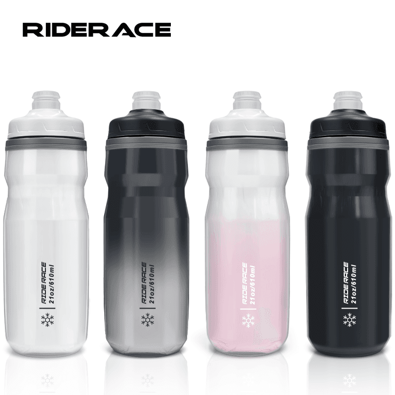 Bidón térmico de bicicleta RIDERACE (610 ml, doble capa)