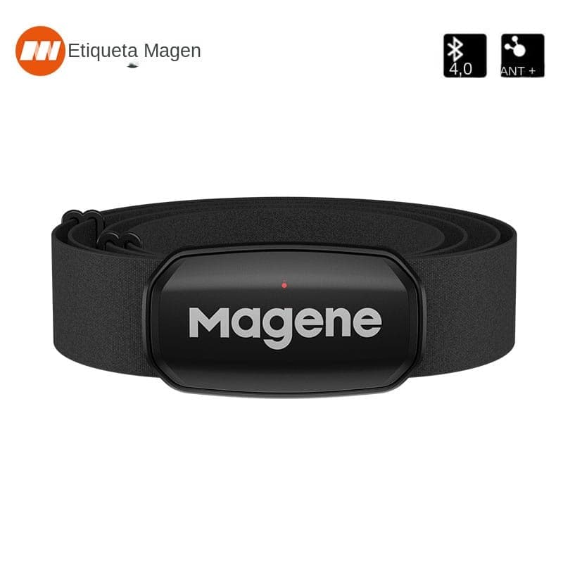 Banda cardíaca de pecho Magene (H64 / H303, Bluetooth + ANT+)