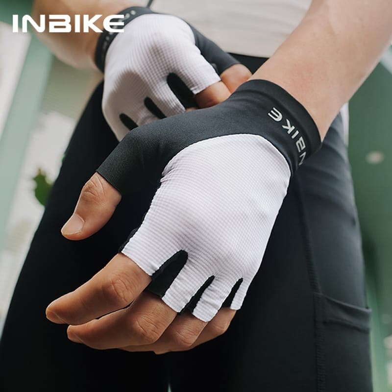 Guantes de ciclismo de carretera INBIKE (medio dedo, verano)