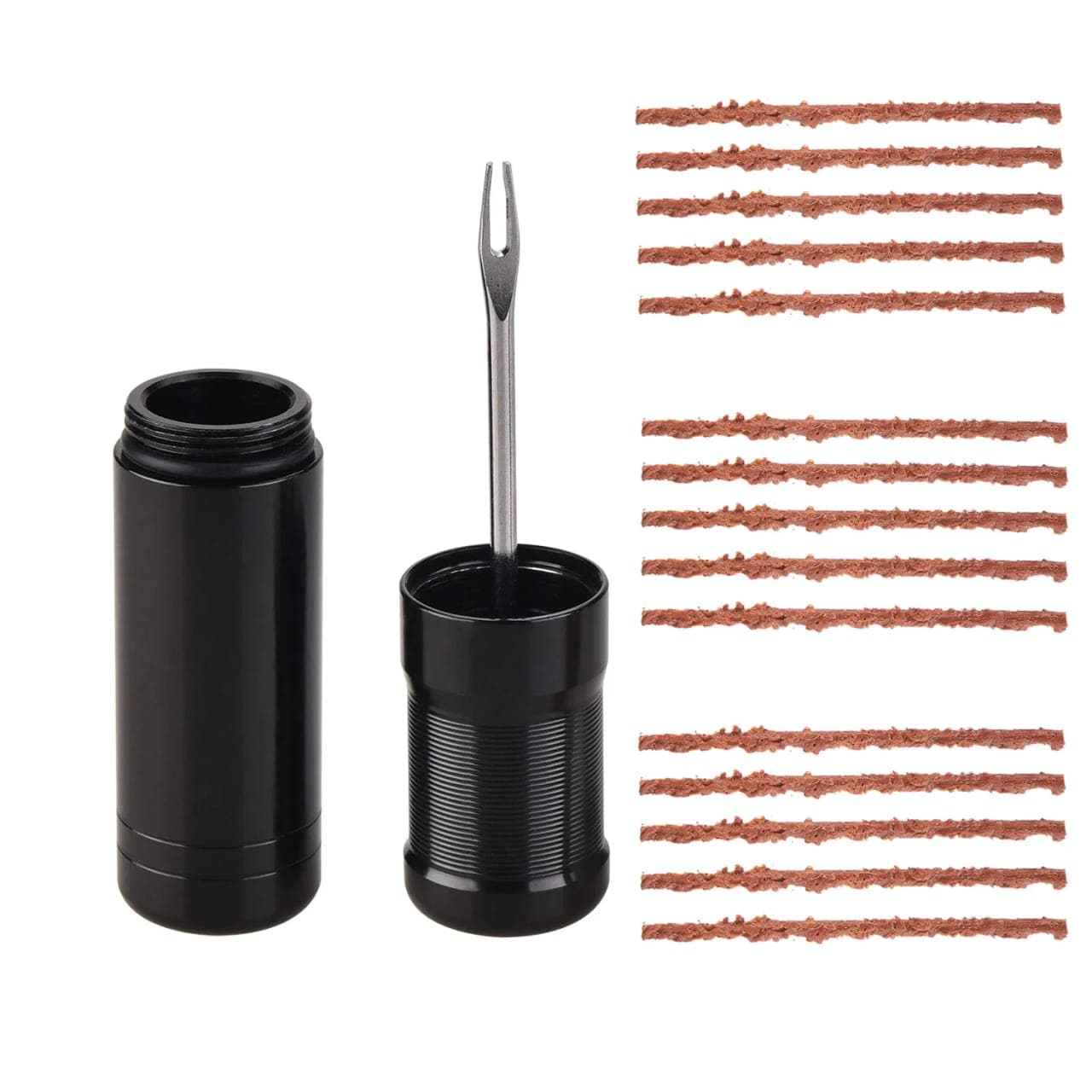 Mechas de ciclismo — Kit reparación tubeless (tiras + herramienta)