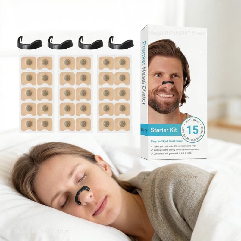 Tira / clip nasal magnético (dilatador nasal antirronquidos)