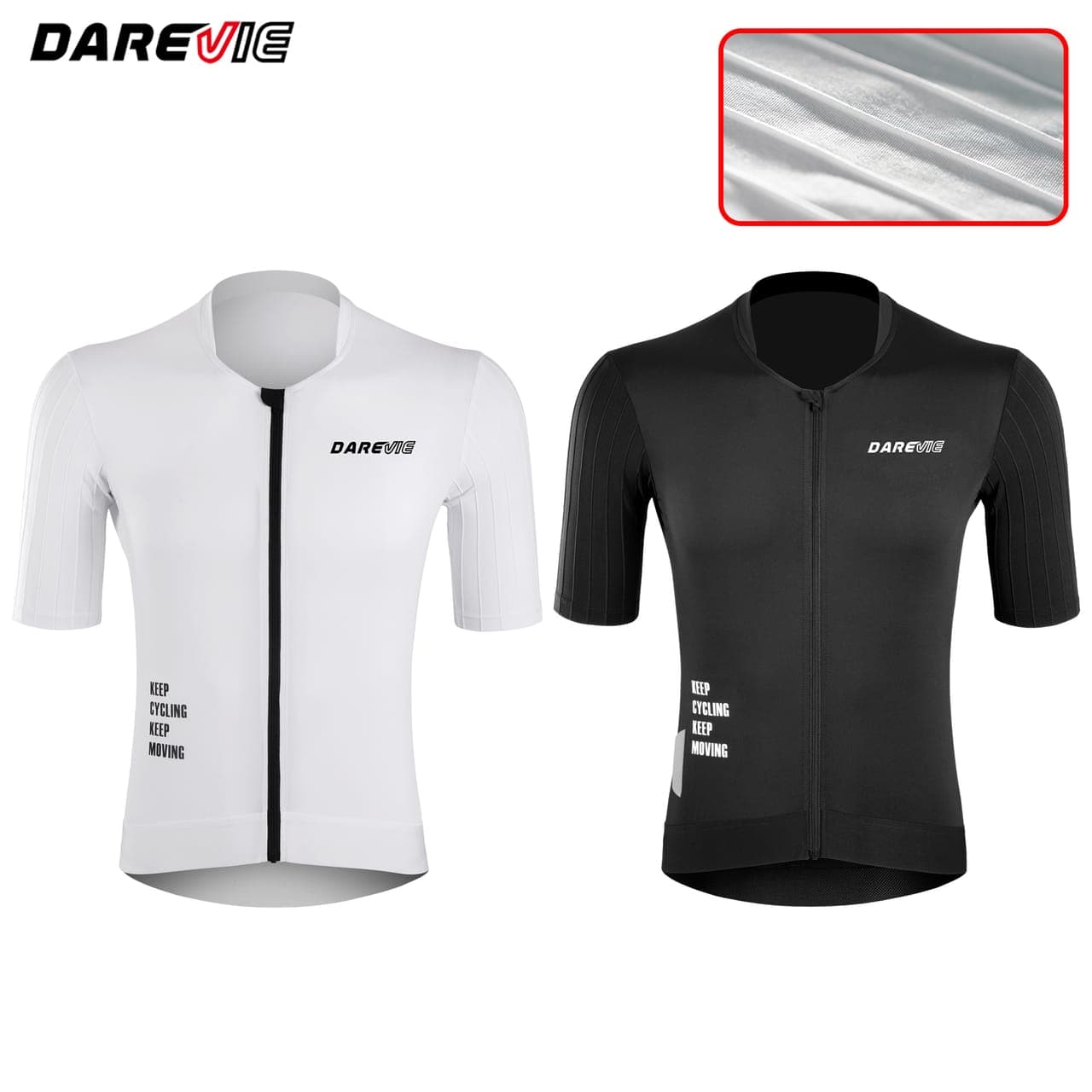 Darevie — Maillot Aero PRO de manga corta (Anti-UV 40+)
